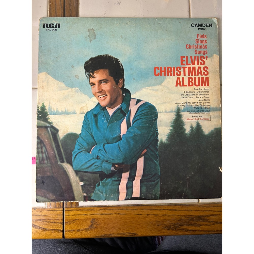 Elvis Presley Elvis Christmas Album RCA‎ Camden Mono Vinyl Record LP CAL 2428